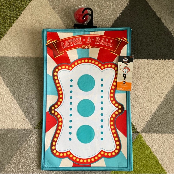 Adults Catch Ball Costume One Size Card One Size - Picture 2 of 2